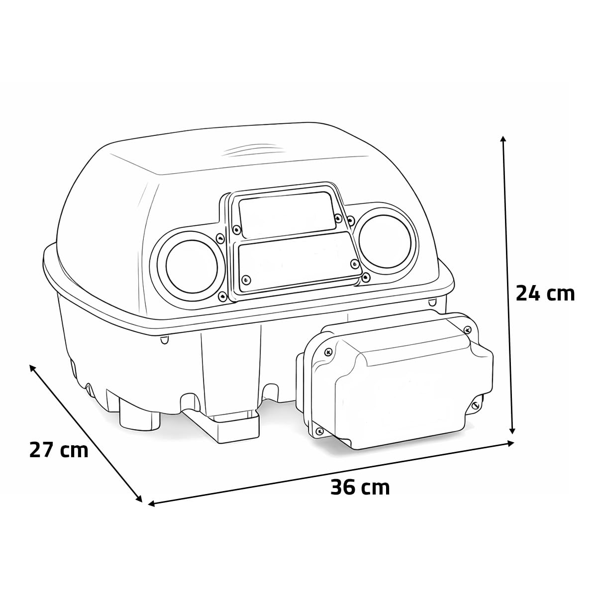 River Systems Y 12 Digital Automática – Incubadora Profesional Para 12 Huevos