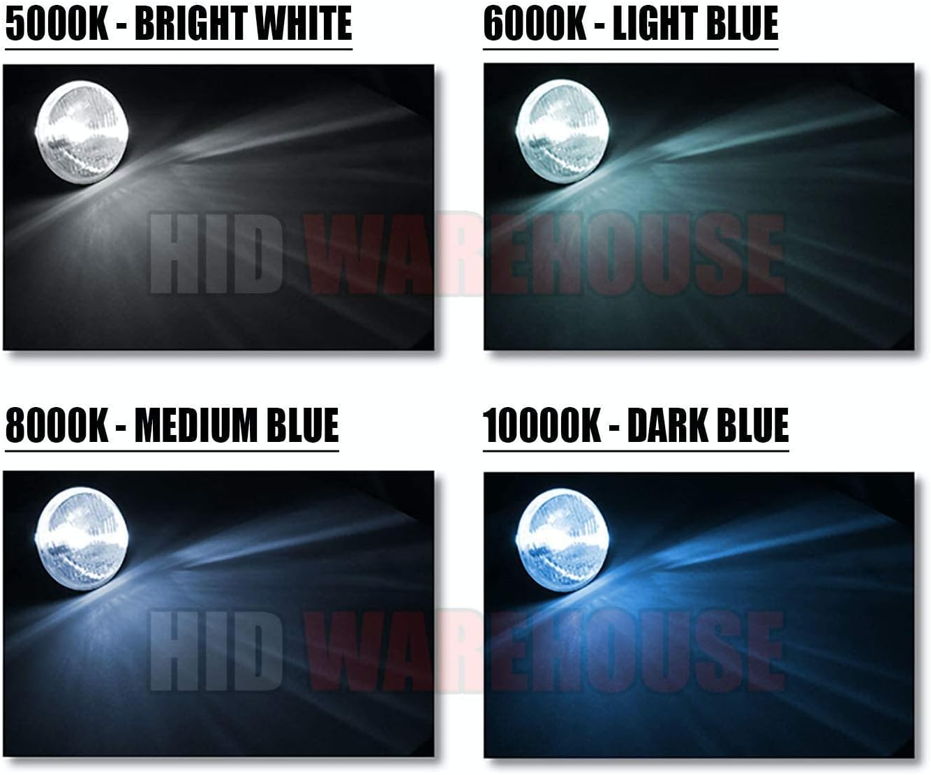 HID-Warehouse HID Xenon Replacement Bulbs - D1S / D1R / D1C - 5000K Bright White (1 Pair)