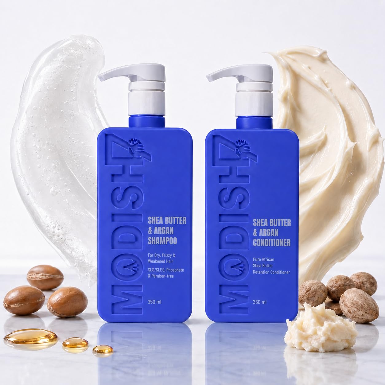 AMAZON PROTEIN SHEA BUTTER SHAMPOO & CONDITIONER 350ML COMBO Each, Sulphate Free, All Hair Types-picture-38