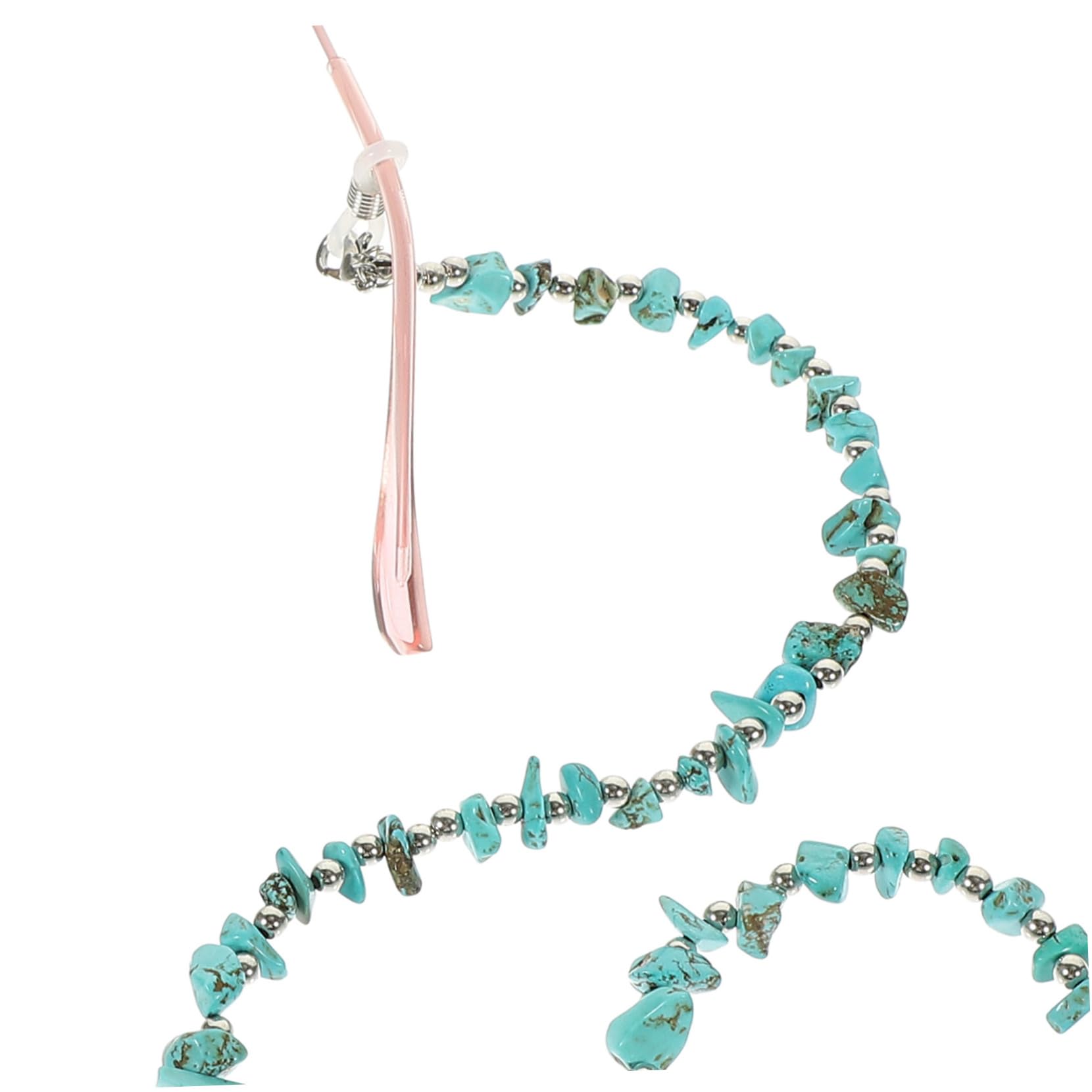 Correa Antideslizante para Gafas con Diseño Irregular de Perlas Kallaite Cadena para Anteojos Soporte de Gafas Compacto y Accesorio de Moda