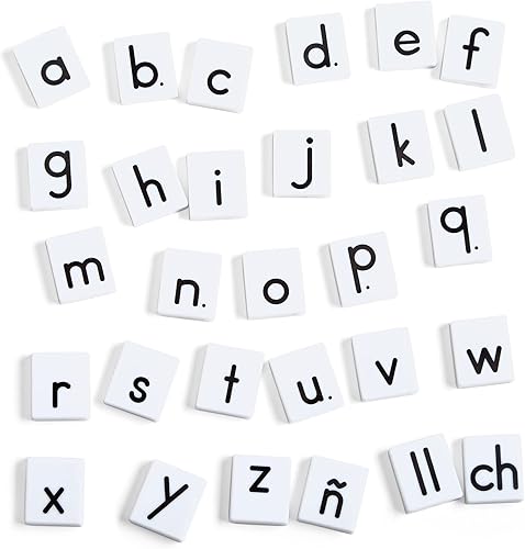 Miniatura 4 de hand2mind Azulejos de letras del alfabeto en minúsculas de plástico, letras de plástico para niños, manipuladores fonéticos, ciencia de la lectura