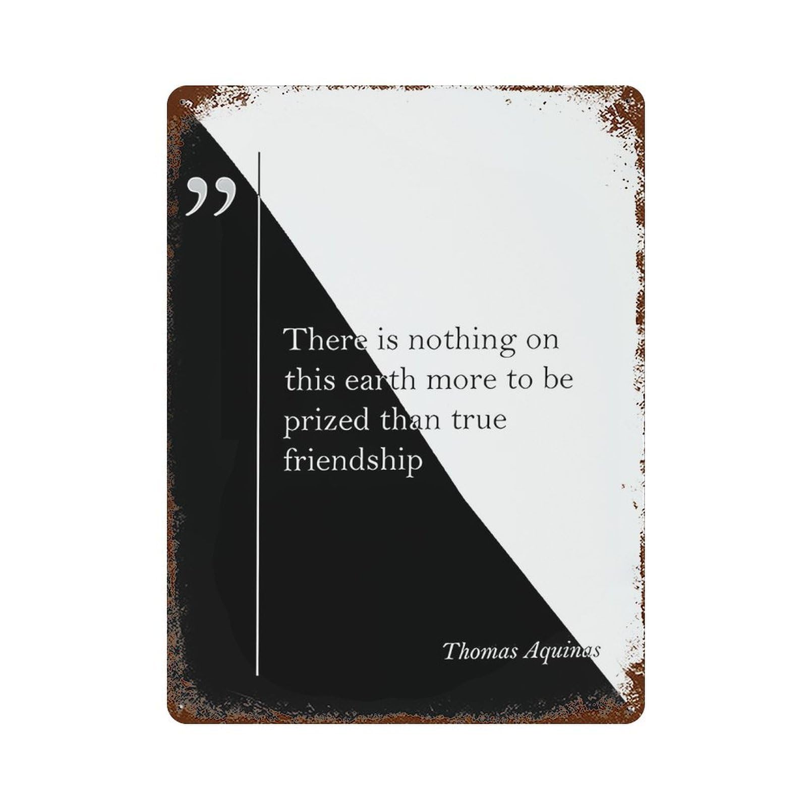 xiaoxiaoshen There Is Nothing On This Earth By Thomas Aquinas Wall Decor Art Metal Tin Poster Modern Home Decor Art Home Bar Shop Decorations Vintage Sign 40x30cm