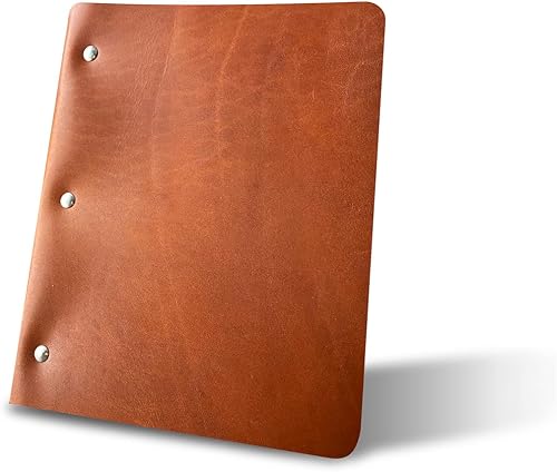 Carpeta de cuero recargable número 1 (Bourbon)