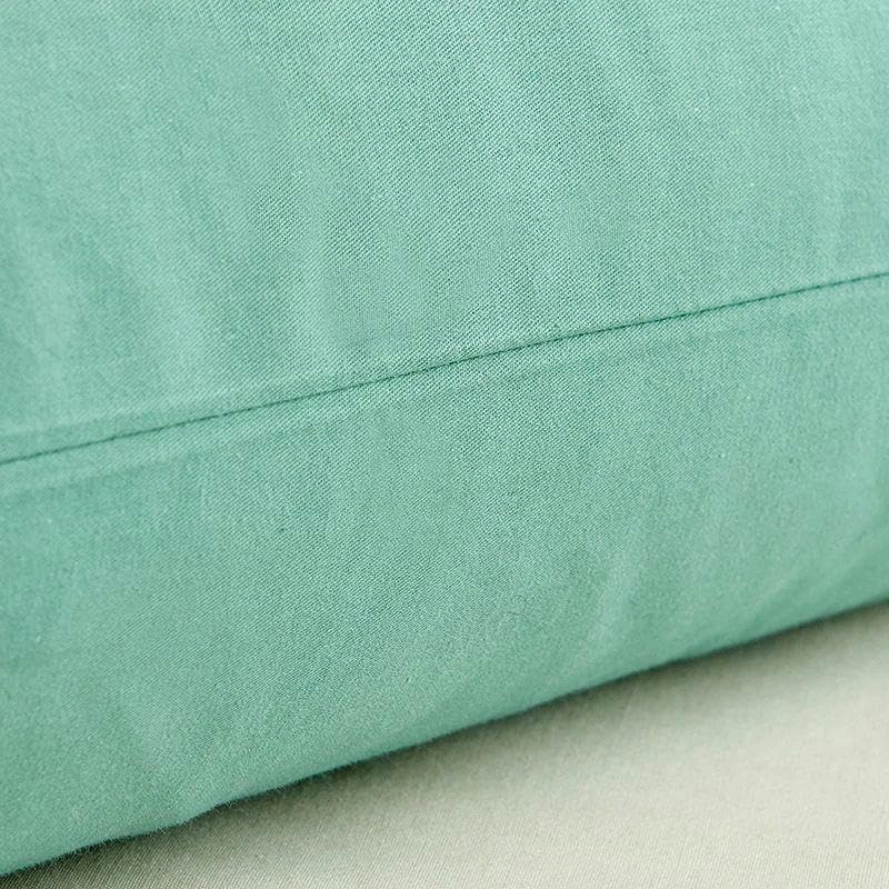 Funda de Almohada de algodón de Color sólido, 66 x 66 cm, 50 x 75 cm, Multicolor, Opcional, para Dormir, Color, 48 x 150 cm, 2 Piezas