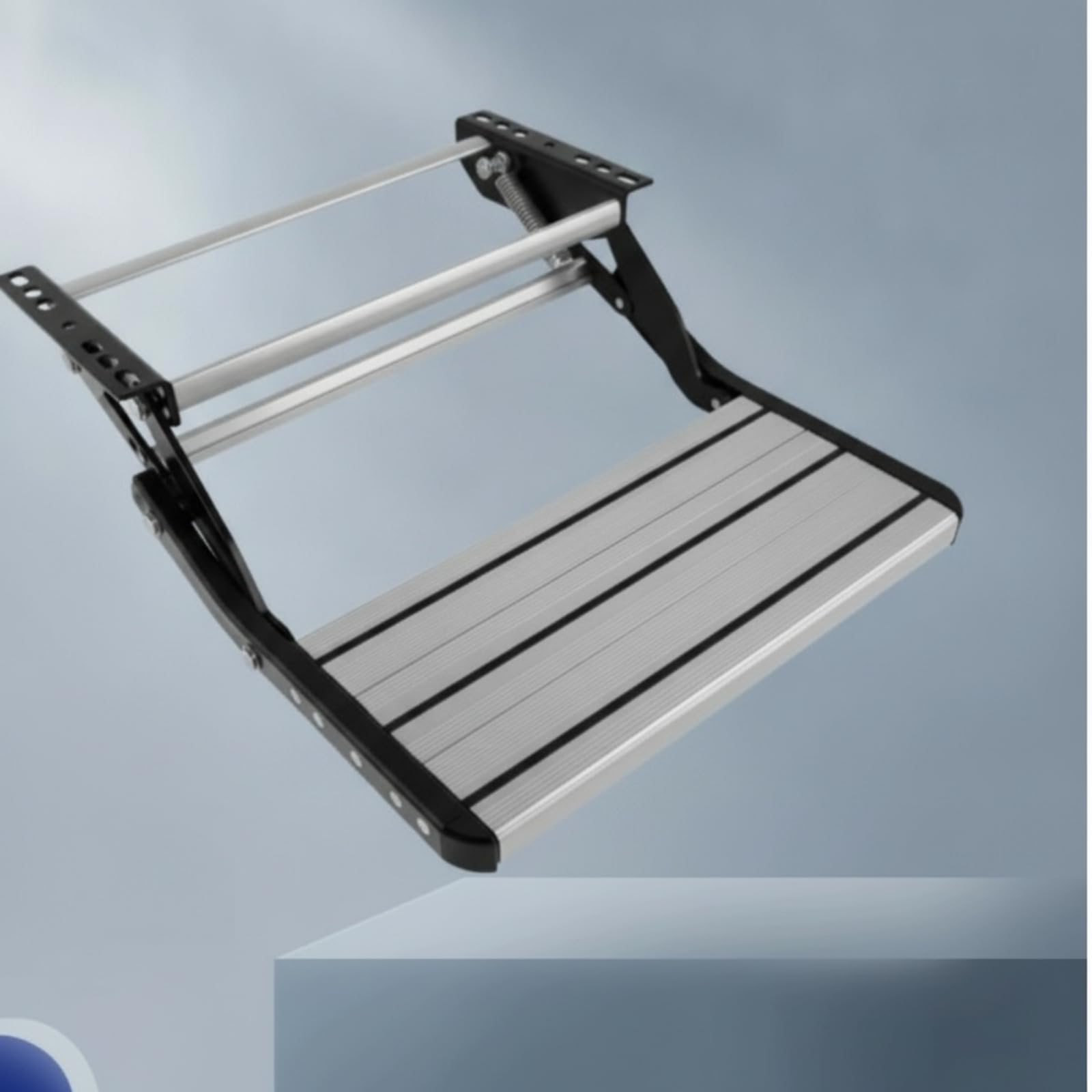 Escalón Auto Resistente Al sgaste Peldaño Retráctil Manual Peldaño Autocaravanistas, Vehículos s, Dos Escalones