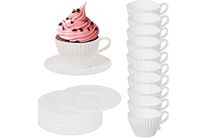 20-Piece Silicone Muffin Cups: Perfect for Cupcakes and Teas