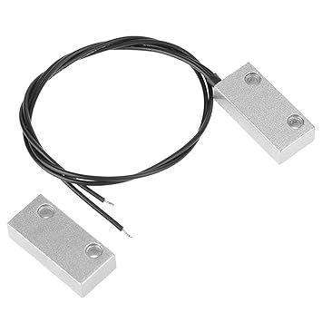 Magnetic Reed Switch, Premium Lightweight Safe Magnetic Switch Cover, Portable for Metal Door Commercial Magnetic Door Window