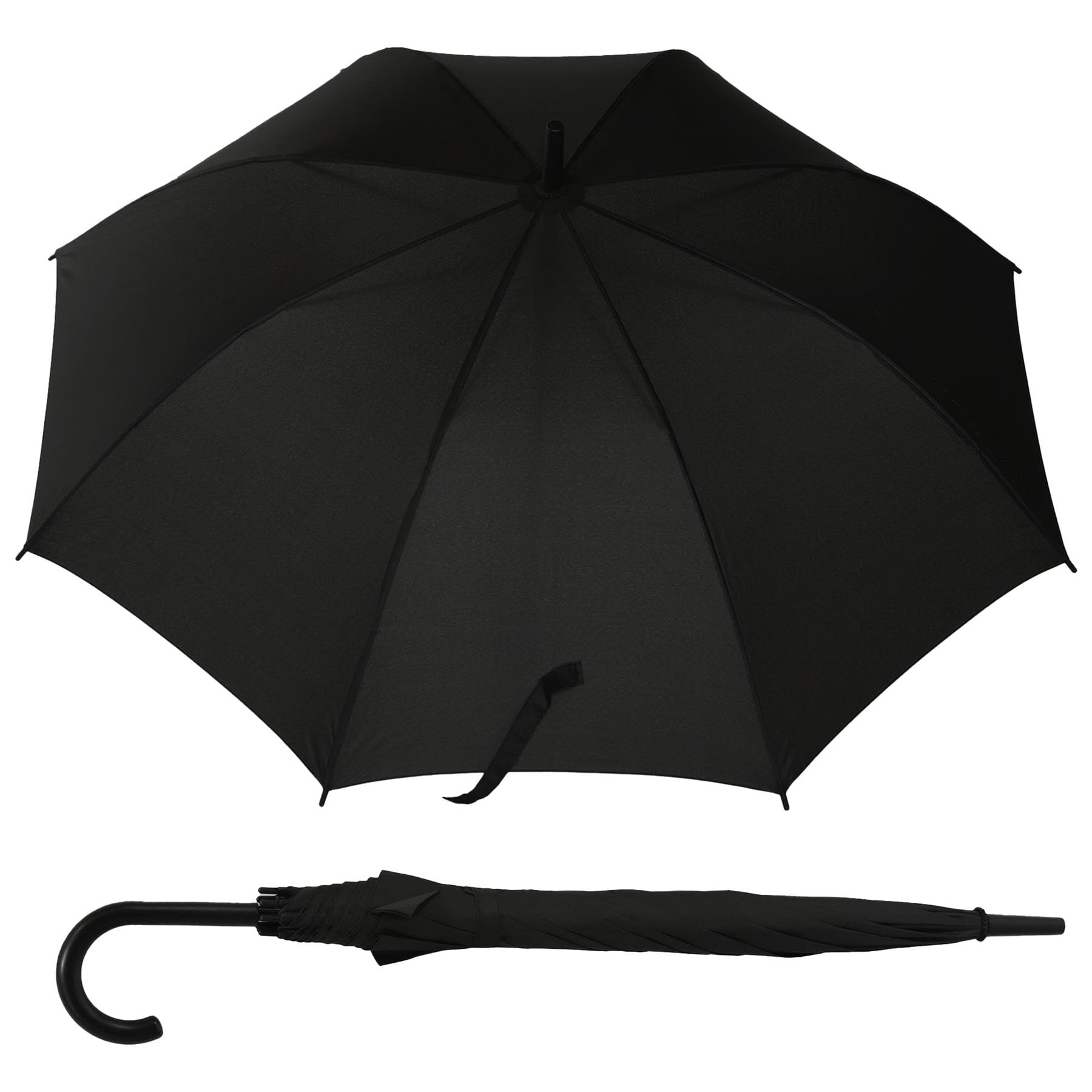 A2Z Automatic Stick Umbrella for Men & Women Large Windproof Rain Umbrella with Auto Open Button Durable Fibreglass Ribs 8 Panels Water Repellent 190T Pongee