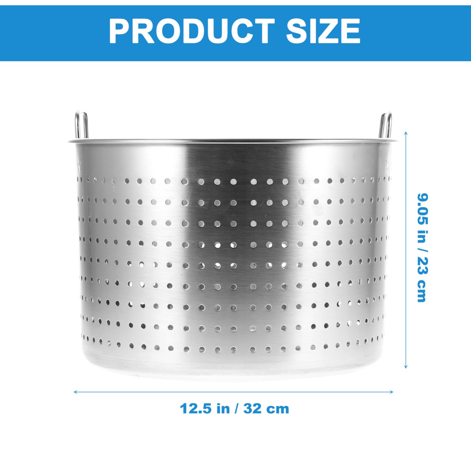 Olla para Cangrejos de Río de Acero Inoxidable, Cubo Colador