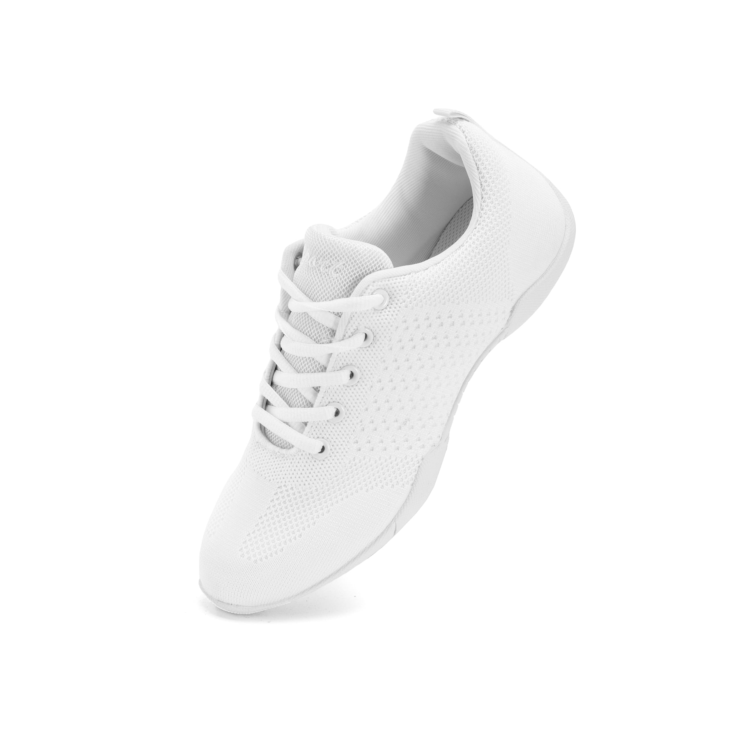 White Cheer Shoes Women Cheerleading Walking Sneakers Girls Tennis Dance Shoes