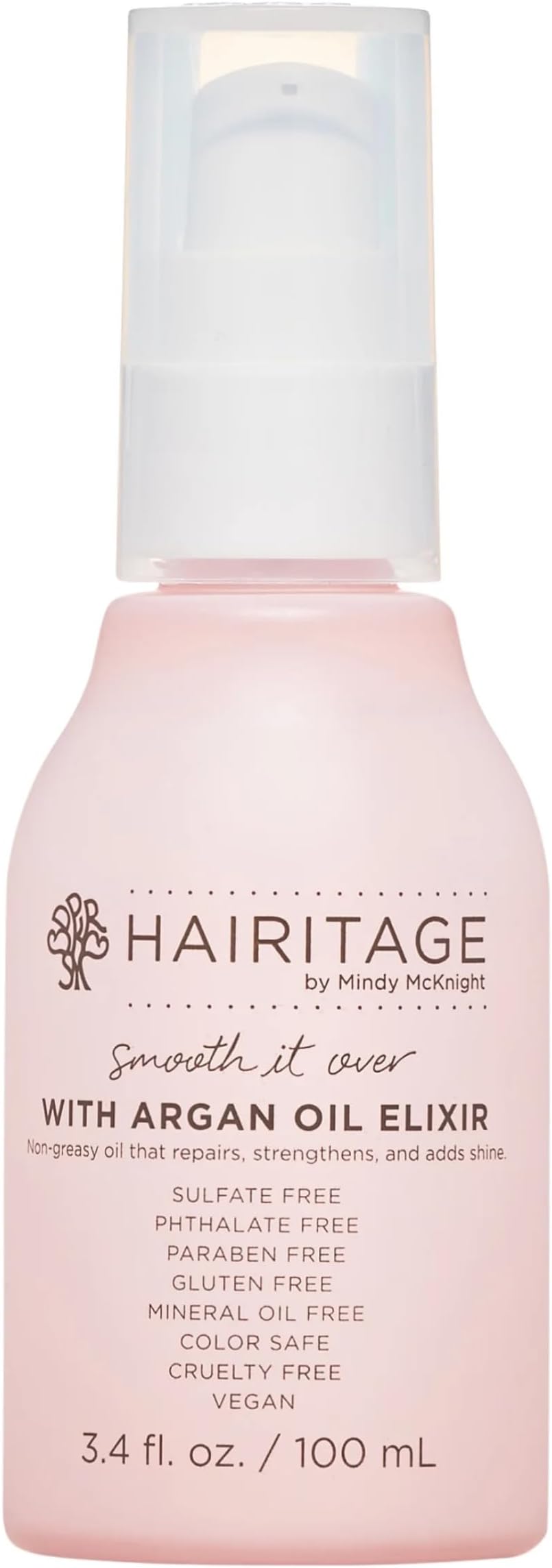 Smooth It Over - Argan Oil - Lightweight Formula for Conditioner + Styling + Finishing - Repairs Hair + Controls Flyaways + Breakage - Formulated with Argan Oil + Avocado Oil, 3.4 FL OZ