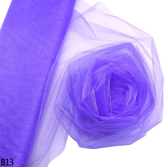 10m Organza Rolls do dekoracji weselnych i festiwalowych — F06(F13 10m)