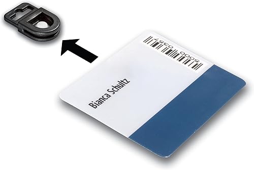 Miniatura 5 de Durable Pinza Tension Fit ID - Negro - Paquete de 50 clips