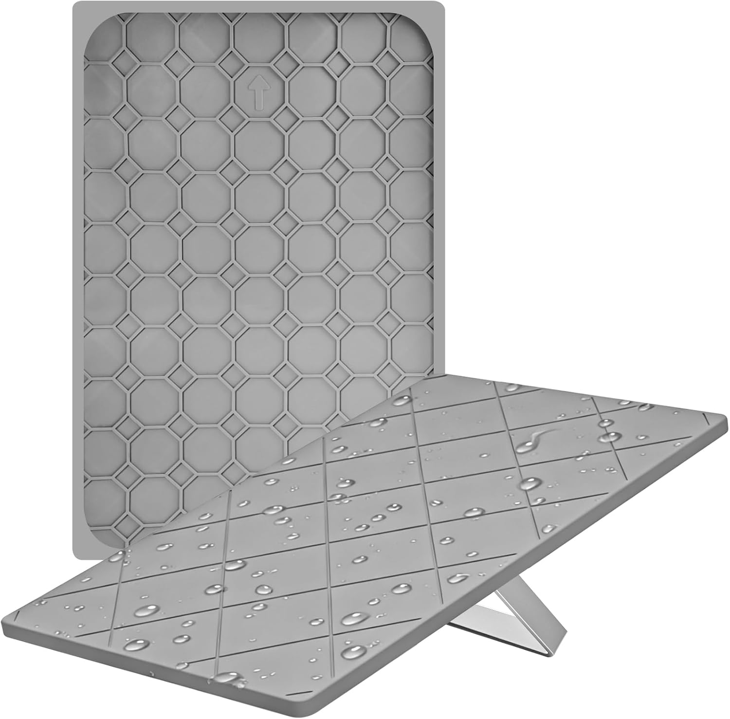 Starlink Gen 3 Protective Cover, Silicone Shockproof Starlink Standard Gen 3 Case for Satellite Dish, Waterproof, Resistant to Rocks/Sand/Hail/Flying Debris, Grey