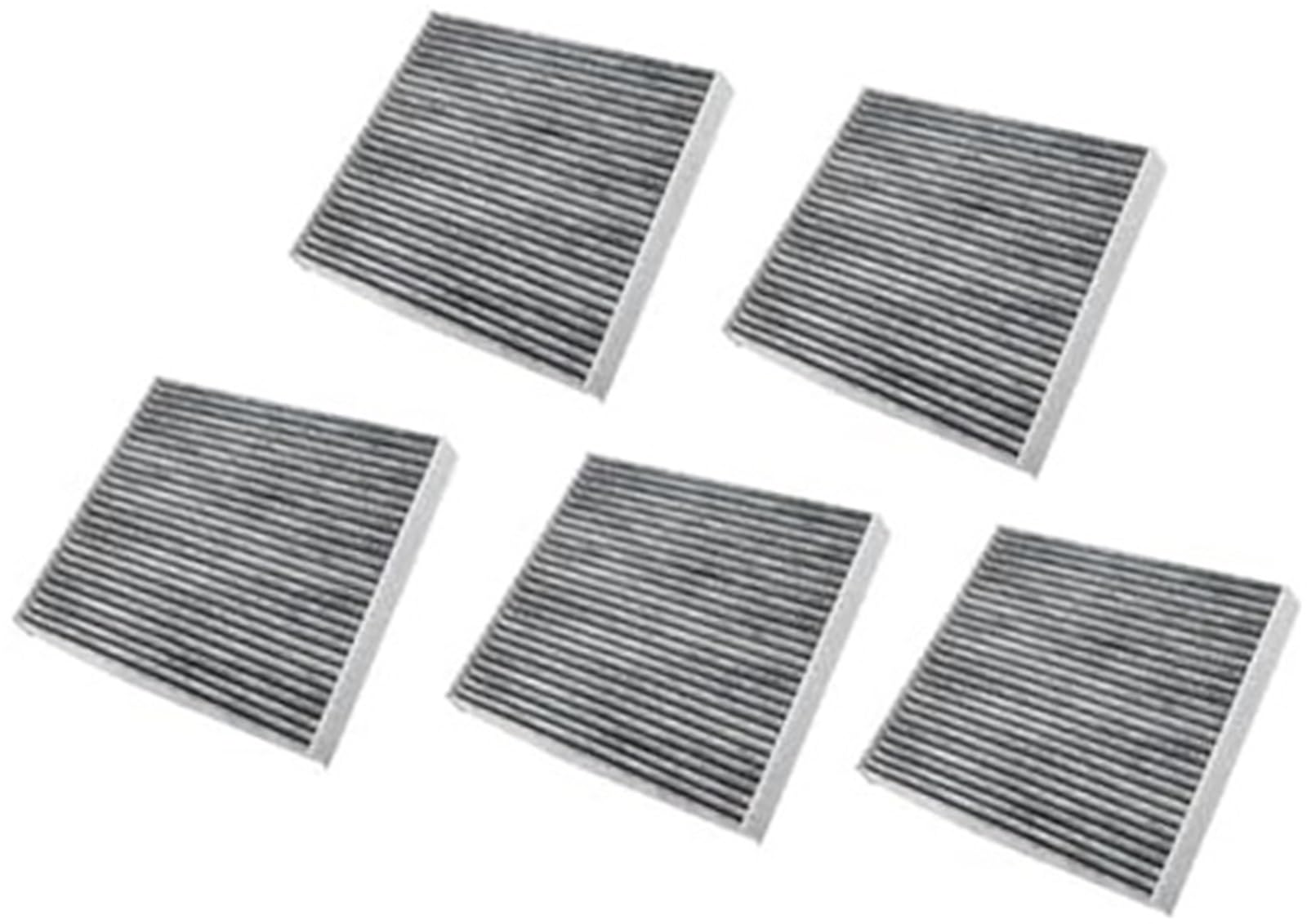 Filtr kabinowy z węglem aktywnym Filtr kabinowy z węglem aktywnym powietrza samochodowego, dla Kia, Optima 2011-2015 Fibre Cf11819 3SF79-AQ000 97133-3Saa0 2TF79-AQ000(BLACK 5pcs)