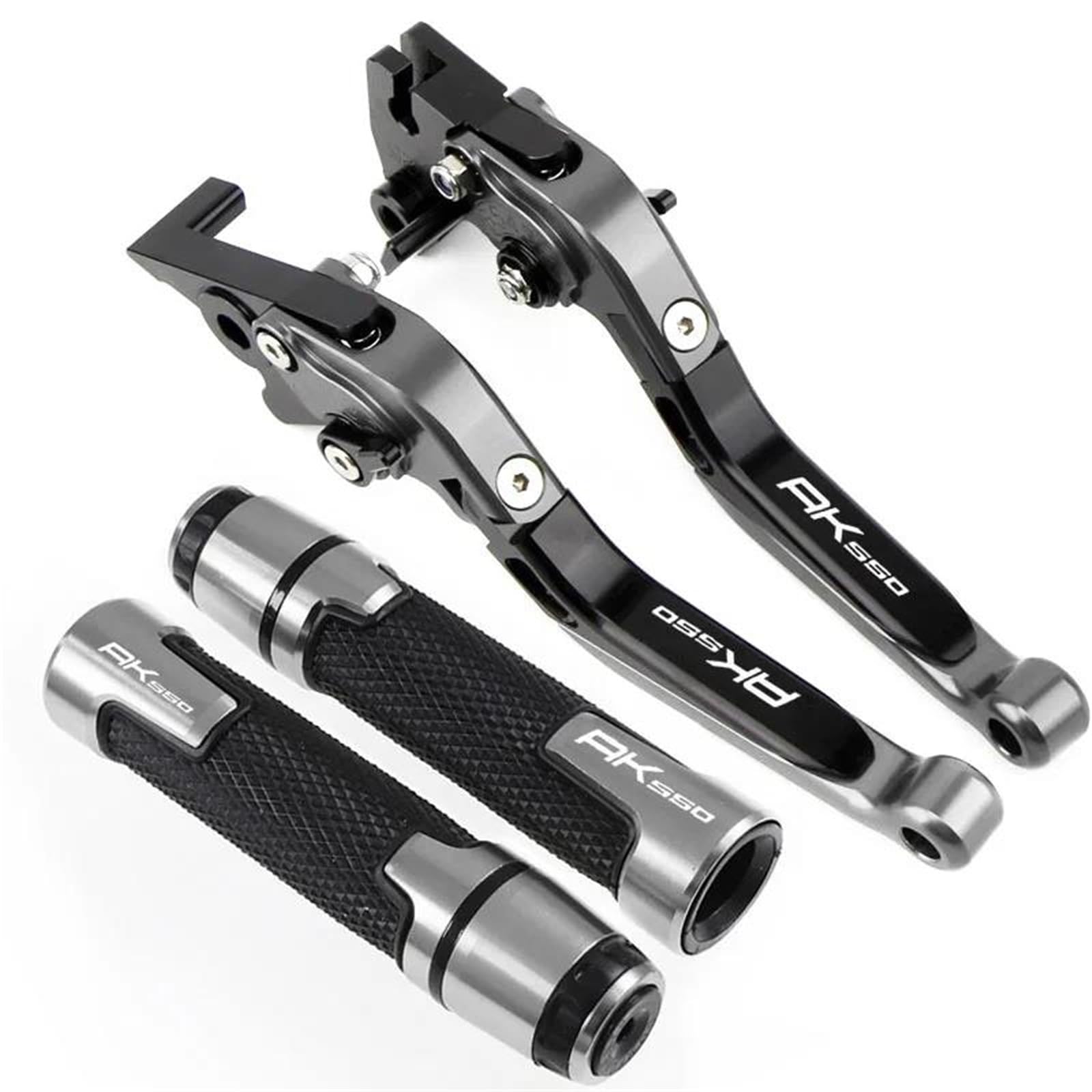 GQUIKGW Replace Motorcycle Accessories Adjustable Control Handles Pivot Brake Clutch Levers for KYMCO AK550 AK 550 2017-2020(Black3)