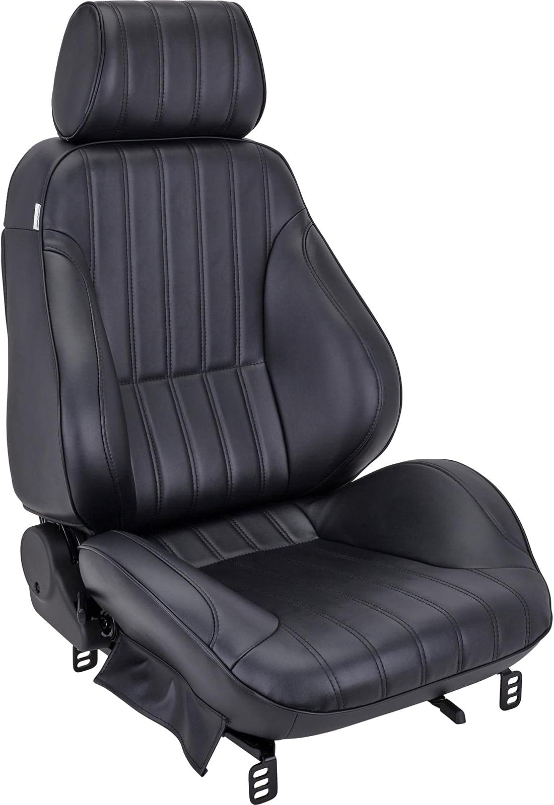 Rally Recliner Left Black Vinyl