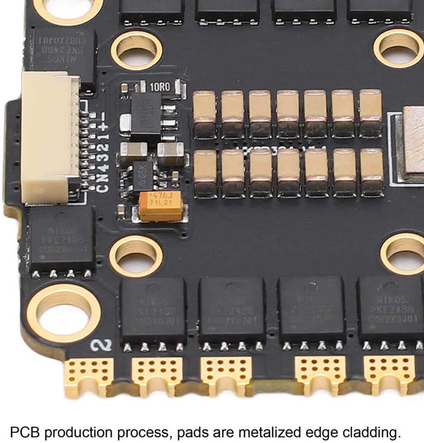 Miniatura 6 de INLIMA Accesorios para drones FPV RC Drone 4 en 1 Controlador electrónico de velocidad 4 en 1 45A ESC para PWM Hardware Drive Motor para FPV RC