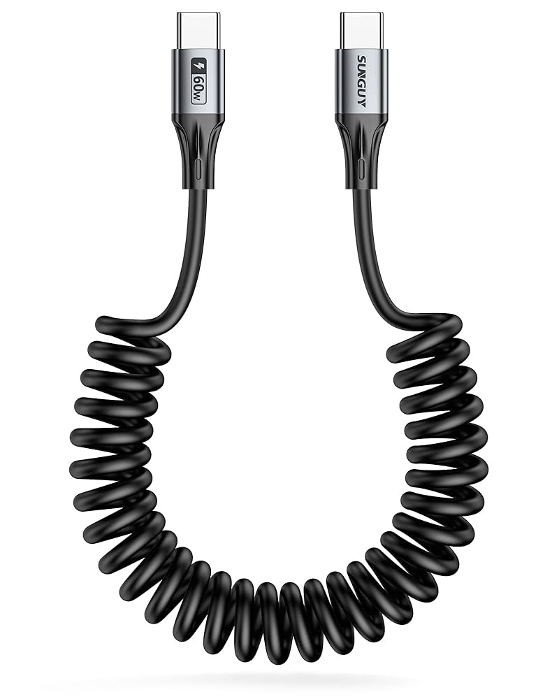 USB Cケーブル1.5Mまで 伸びる最大3A急速充電 Amazon.co.jp: SUNGUY USB C ケーブル 0.4Mから1Mまで 伸びる