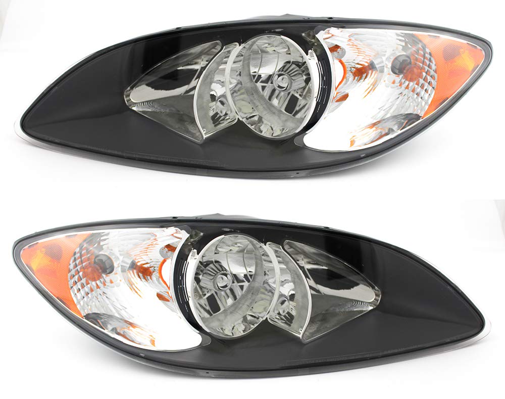 JP Auto Headlight Compatible With International Prostar 2008 2009 2010 2011 2012 2013 2014 Driver Left And Passenger Right Side Pair Set Headlamp