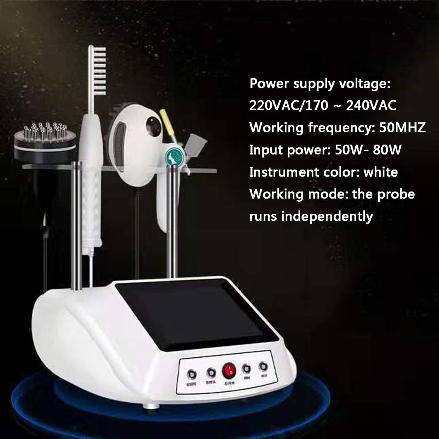 Diagnostyka skóry Analiza włosów, Analizator pielęgnacji skóry z głowicą detekcyjną 300X + 3 głowice robocze Analizator mieszków włosowych, Detektor skóry głowy