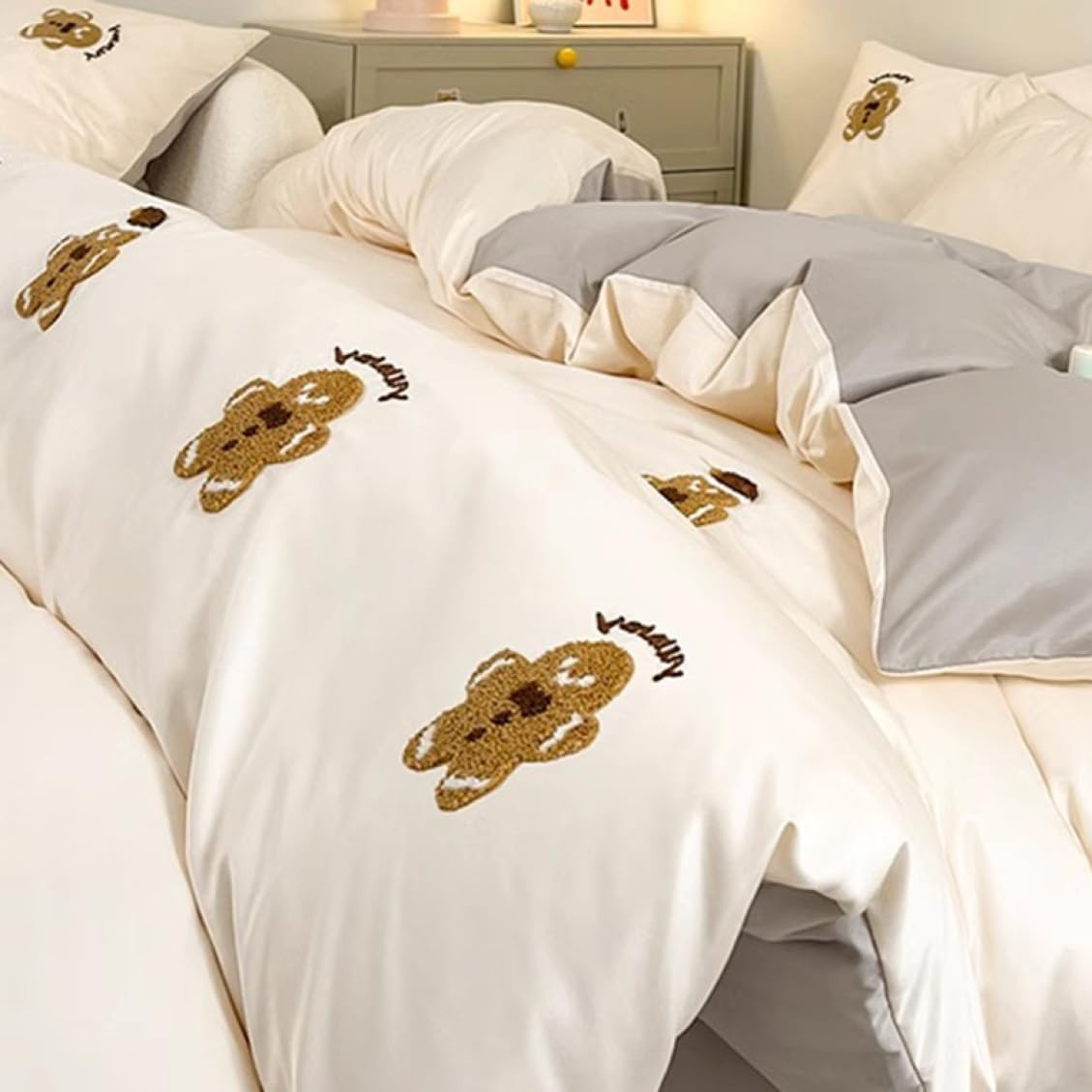 WARMY ポコモコファー 掛け布団カバー ホワイト　ダブルサイズ Amazon｜Francfranc フランフラン WARMY ポコモコファー 掛け布団