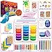 DIY Slime Kit for Girls Boys Aged 5-12 Glow in the Dark Slime Making Kit for Girls’ Parties, 18 colors Unicorn Slime Kit for Girls with Beads, Sequins, Hearts and More, Gift Slime Kits for Girls Boys