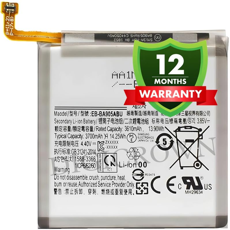 Image of Original EB-BA905ABU Battery Compatible for Samsung Galaxy A80 - (3700mAh) - 1 Year Warranty DF7
