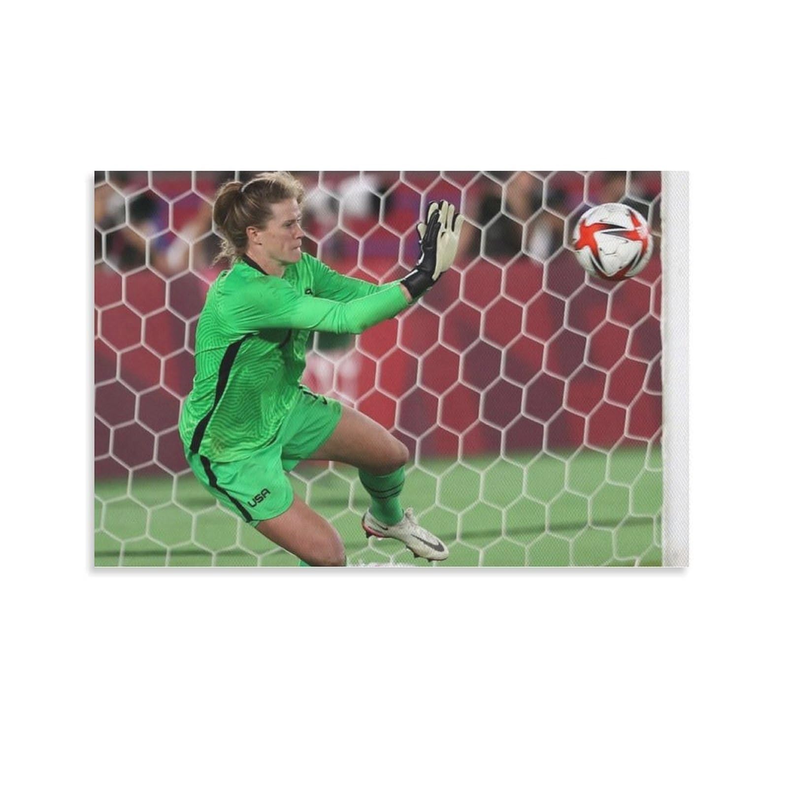 FCOIN Alyssa Naeher Canvas Poster Wall Art Picture Painting Poster Canvas Print Posters Artworks Room Decor 08x12inch(20x30cm)