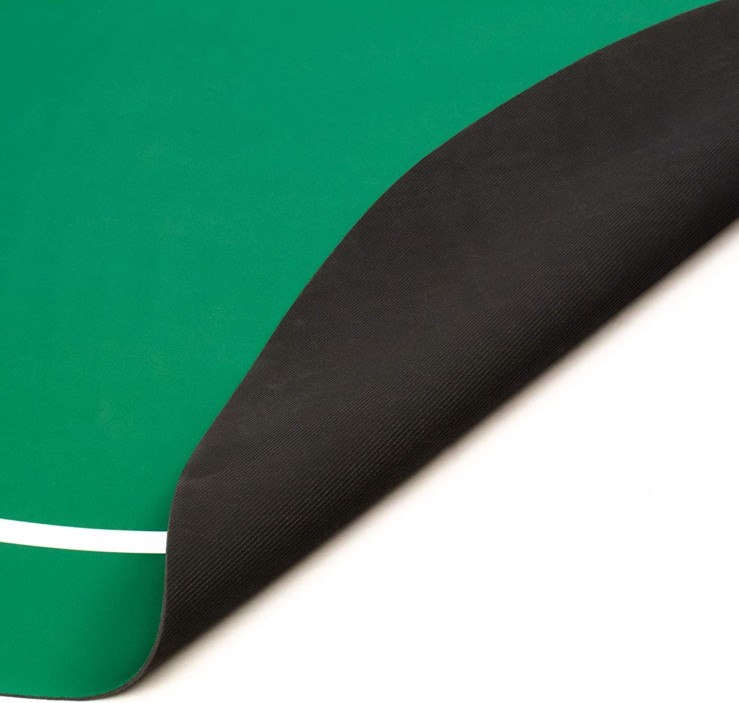 Poker mat Poker Mat Poker Table Top, Professional Poker Mat with Carrying Bag,Tabletop Casino Felt Layout for Cards,Poker Games(Green,24inch)