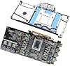 Bloque de agua para GPU de cobre para tarjetas gráficas XFX AMD Mercury Radeon RX 9070 XT OC 16GB GDDR6, para XFX RX9070 XT OC Magnetic Air 4