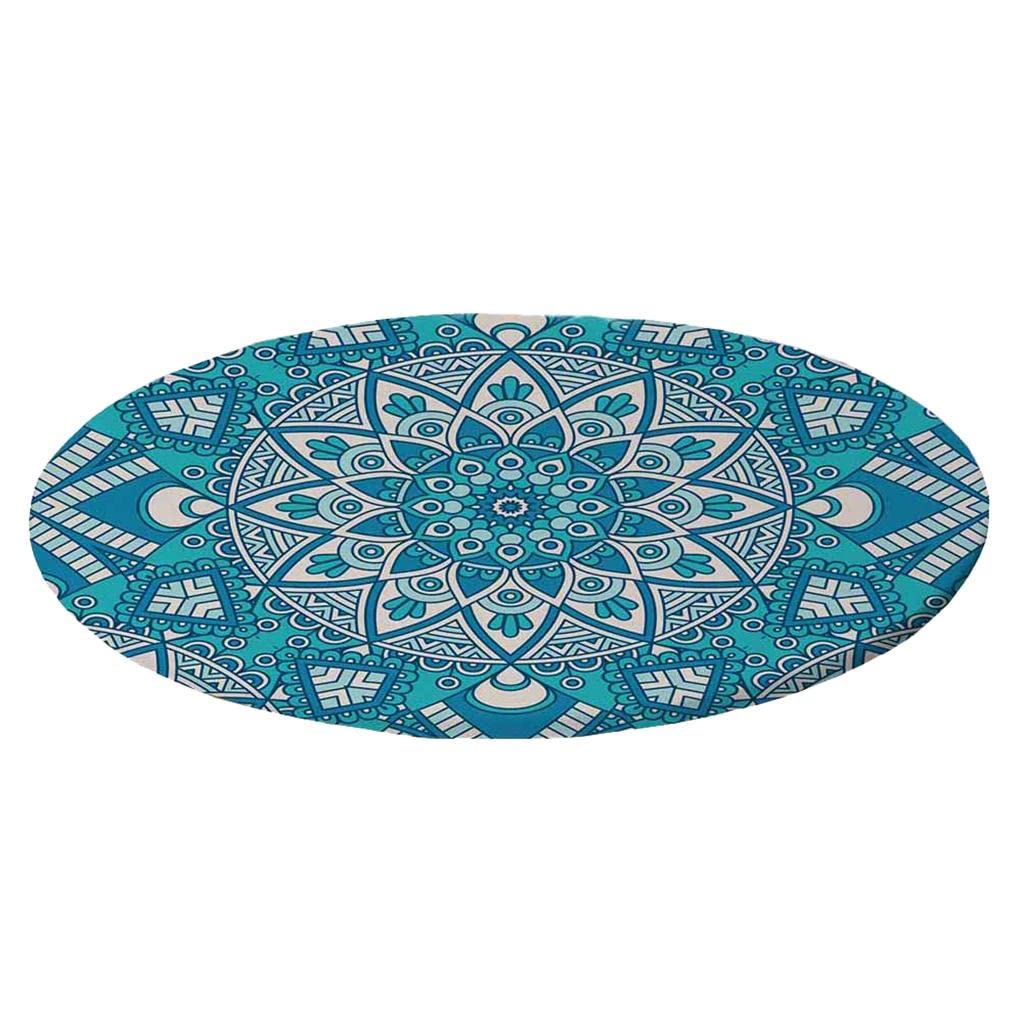 Club Bollywood®Elastic Edged Waterproof Backed Fitted Table Cover Tableclothes Style H 1.2M|Home & Garden | Furniture Parts & Accessories|1 Piece Tablecloth-picture-33