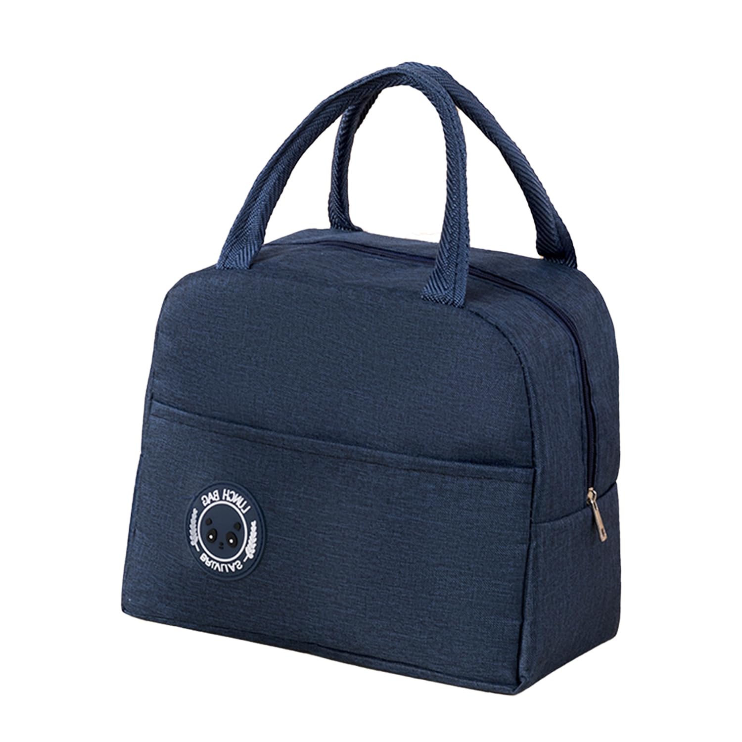 Kuber Industries Pack of 3 Lunch Bag | Lunch Bag for Office | Lunch Bag for College | Reusable Lunch Bag | Lunch Bag for Adults | Tiffin Lunch Bag with Handle | Plain | LYN12-GRY | Grey (B0D1VMN8W5) Amazon Price History, Amazon Price Tracker