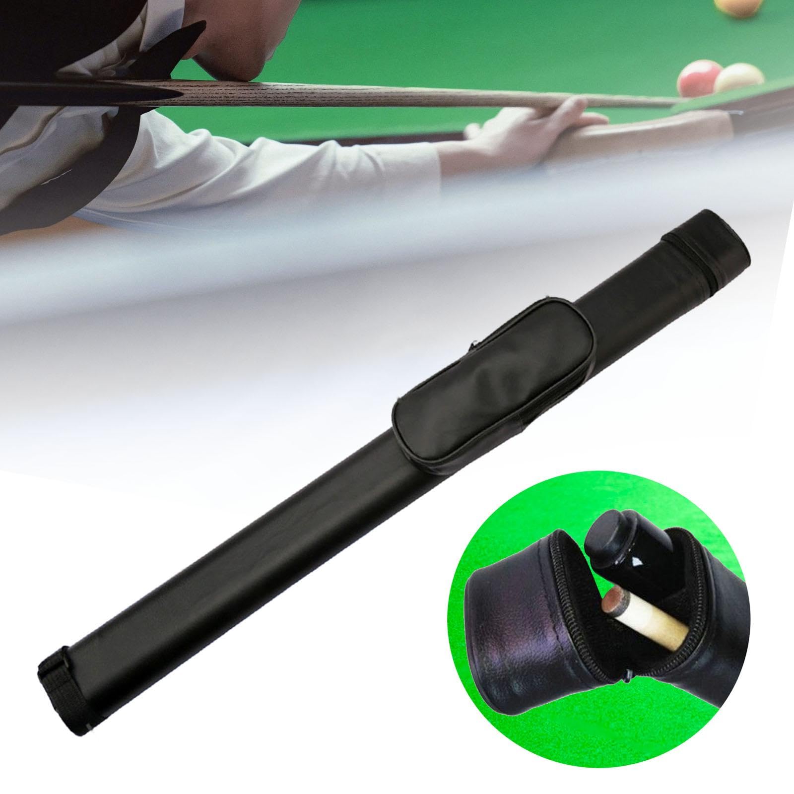 Fenteer Estuche para Taco de Billar de 1/2 Pulgada, Regalo para entusiastas de Billar, Interior Suave e Impermeable, Estuche de Transporte para caña