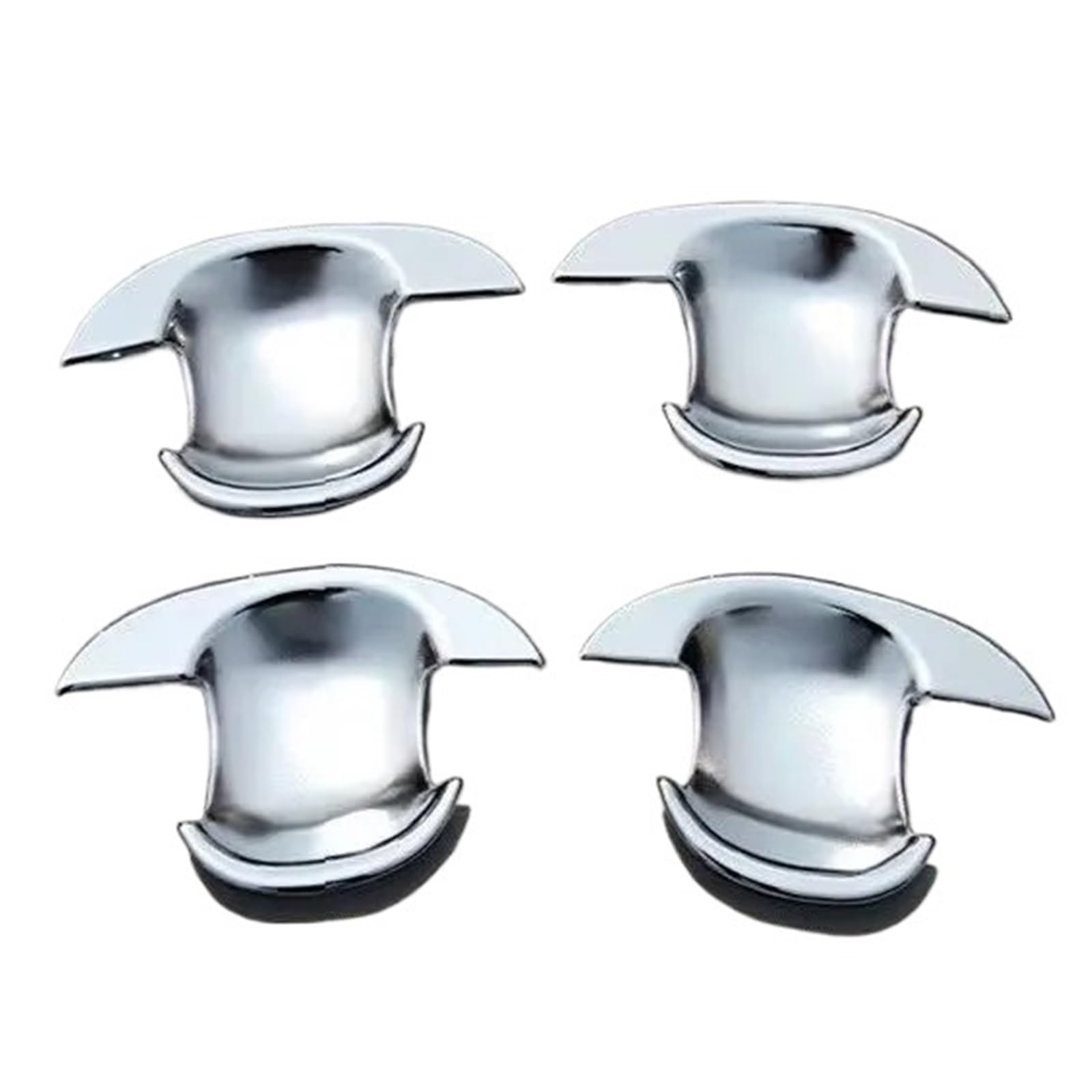 Bqwyedpl Door Bowl B Car Accessories Fit For Peugeot 3008 2009-2015 Abs Chrome Door Bowl Handle Anti-Scratch Protection Car Door Latch Handle(Door Bowl B)