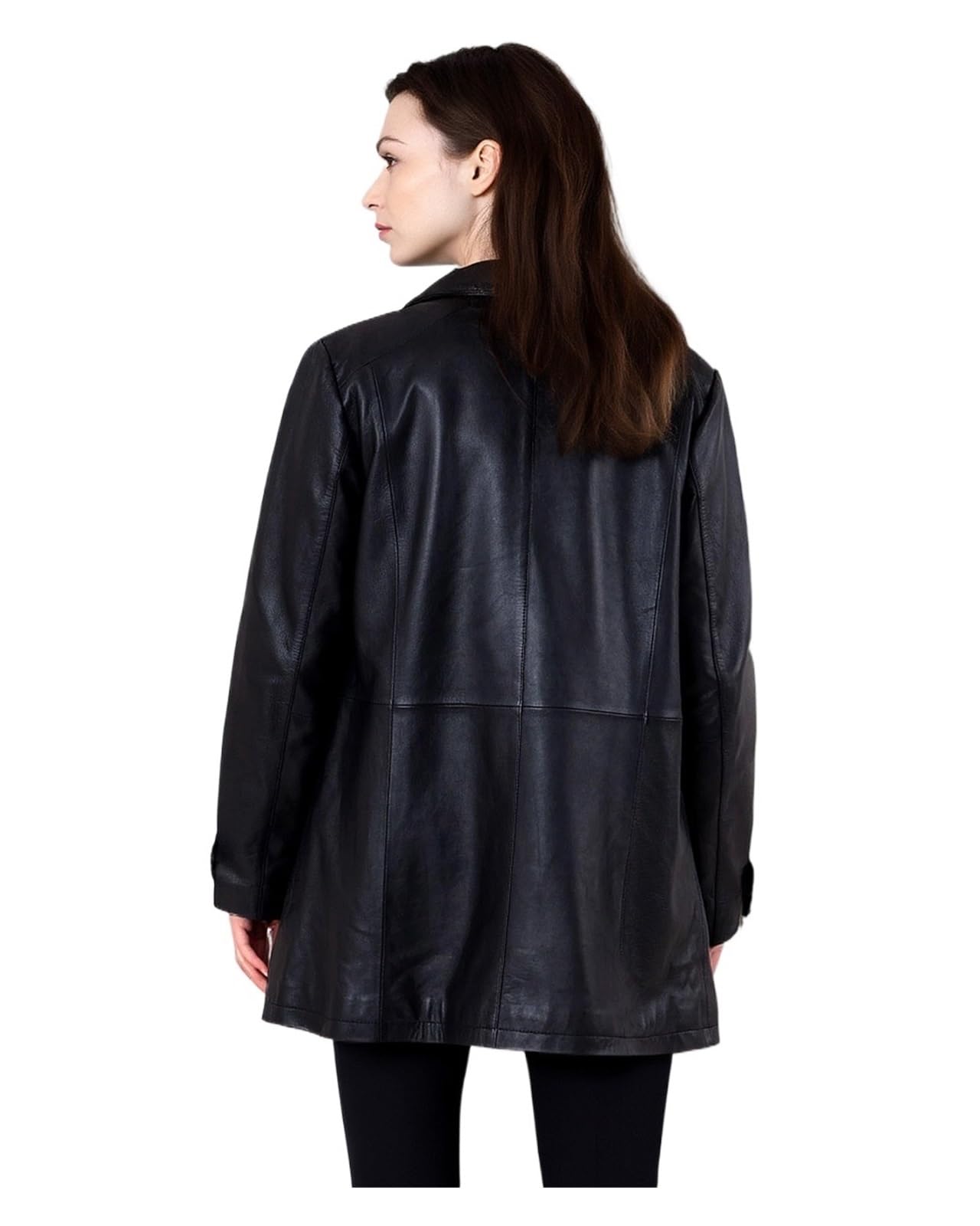 Chaqueta Cuero Mujer Women's Faux Leather Biker Jacket Lapel Coat Autumn Para salir
