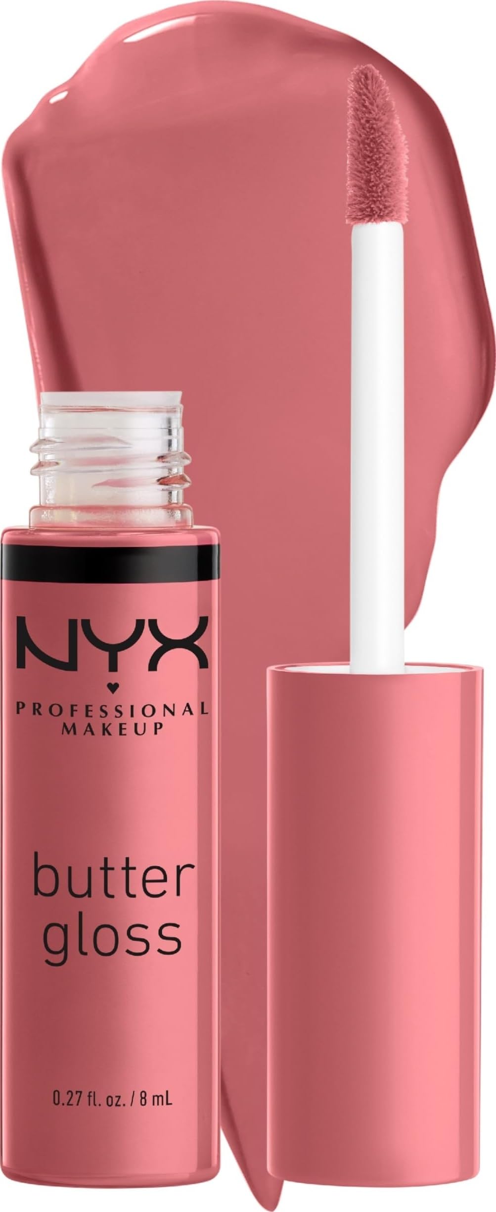 NYX Professional Makeup Butter Gloss, Lip Gloss, Shade: Crème Tiramiu
