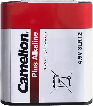 Camelion 3LR12 4.5V Plus Alkaline Flat Battery