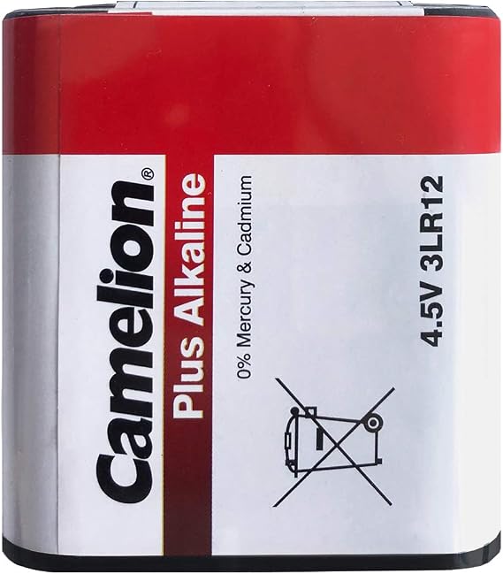 Camelion 3LR12 4.5V Plus Alkaline Flat Battery