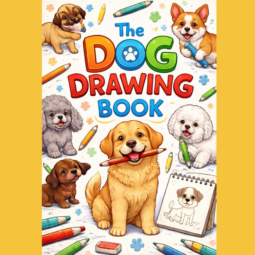 The Dog Drawing book: A children's animals Drawing book