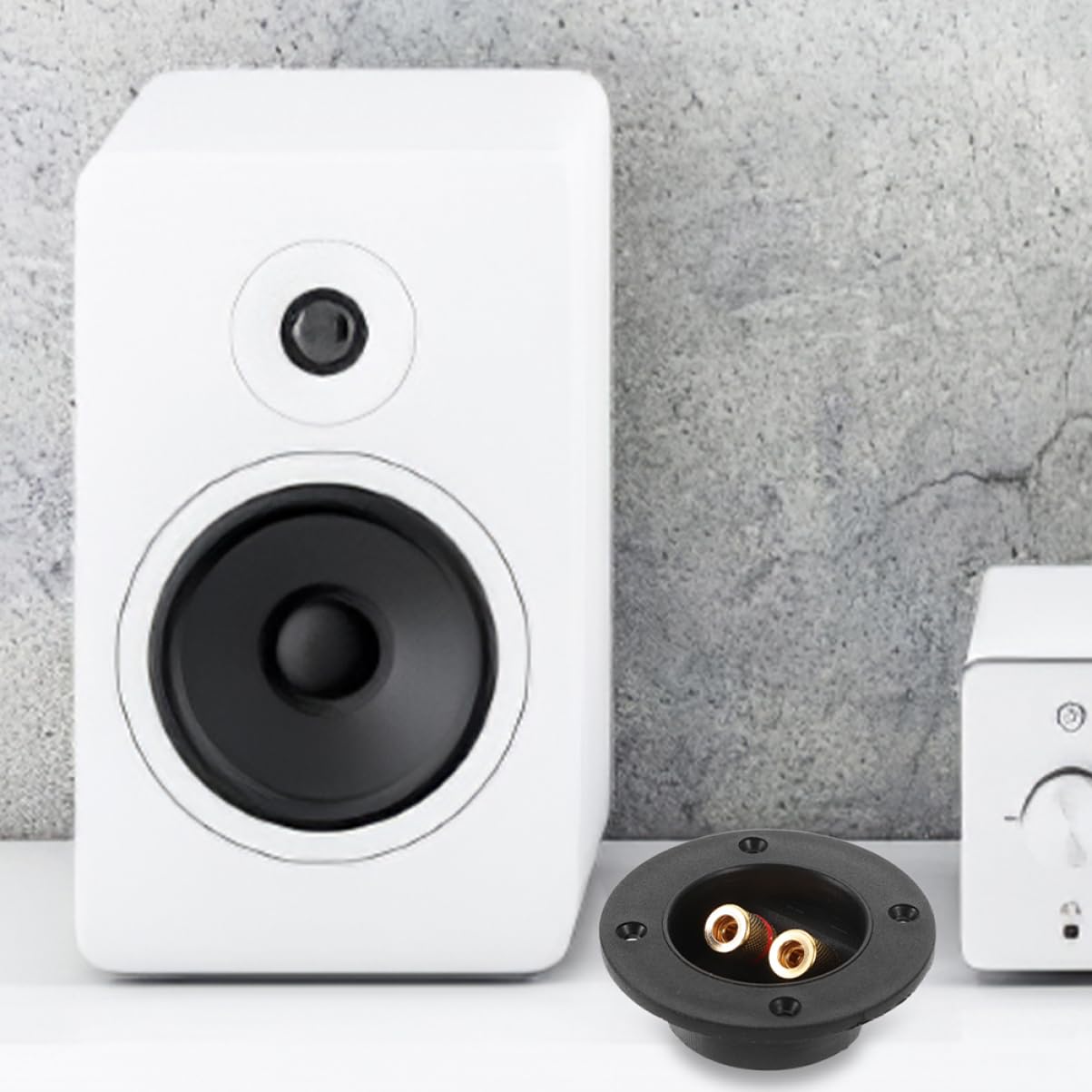 Amazon | GOOHOCHY スピーカーボックス端子プレート サブウーファー