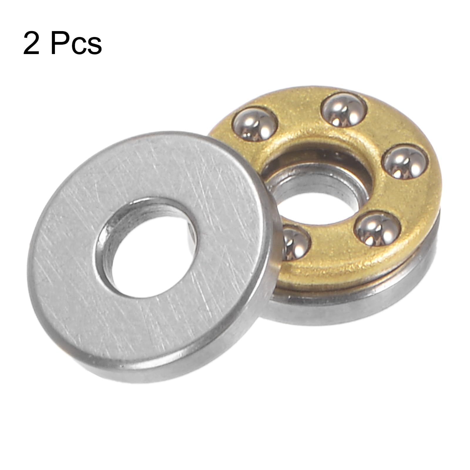 Cuscinetto Assiale A Sfere 10x20x5.5mm Ottone - 2 Pezzi Con Rondelle, ABEC1 - Foto 6