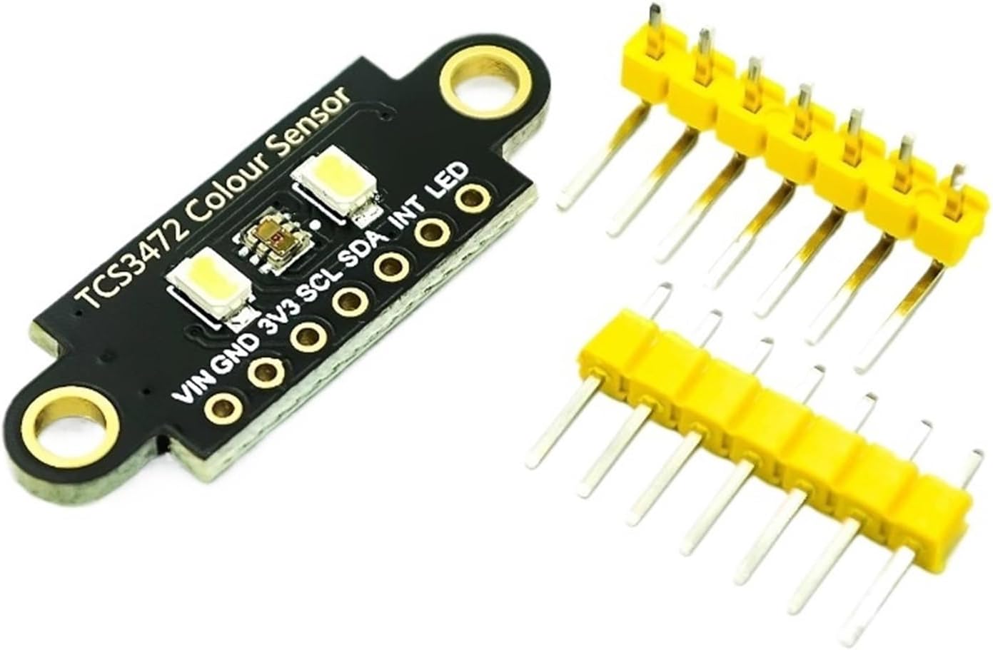 1/3/5PCS TCS3472 Color Sensor Recognition Module Color Light Sensor Development Board with IR Filter STM32(5 PCS)