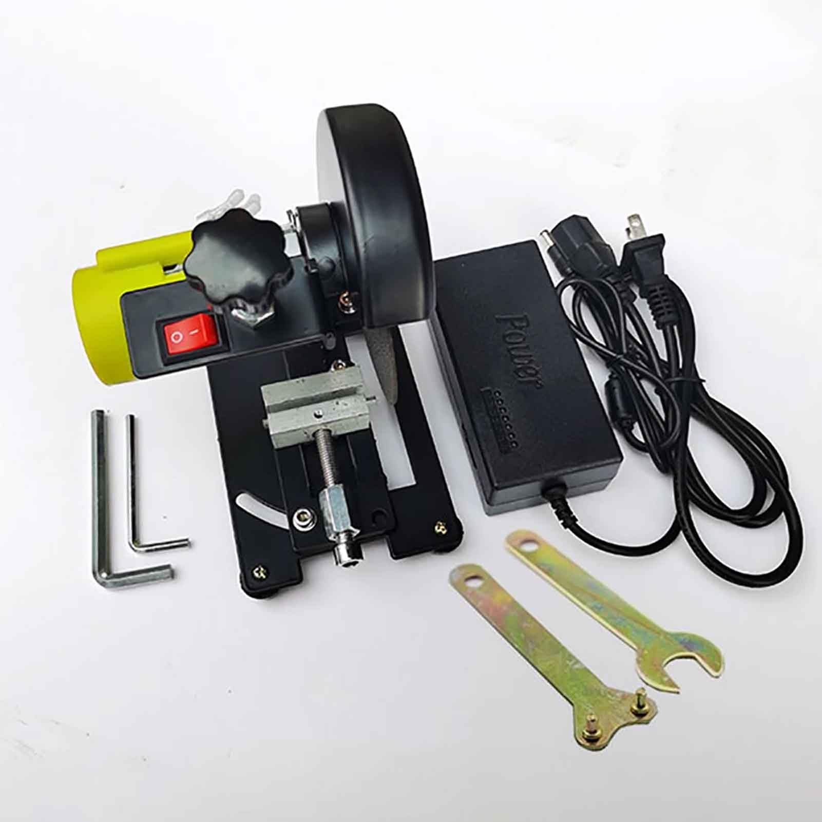 Toplionace Cortadora de Metal de Escritorio Pequeña de 100-240V CA, Cortadora Eléctrica de 4 Pulgadas, 96W, Herramientas Eléctricas para Hacer Bricolaje