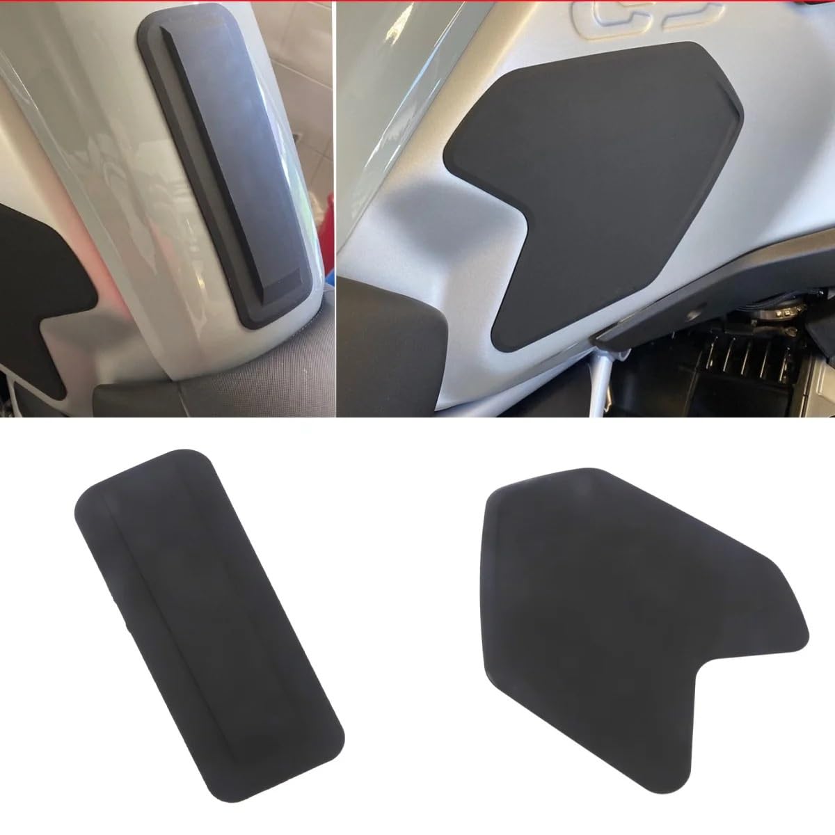 Płyta ochronna zbiornika Pasuje do R1200GS LC Adventure motocykl gumowa nakładka na zbiornik paliwa antypoślizgowa naklejka na zbiornik R 1200 GS LC ADV(A Set)