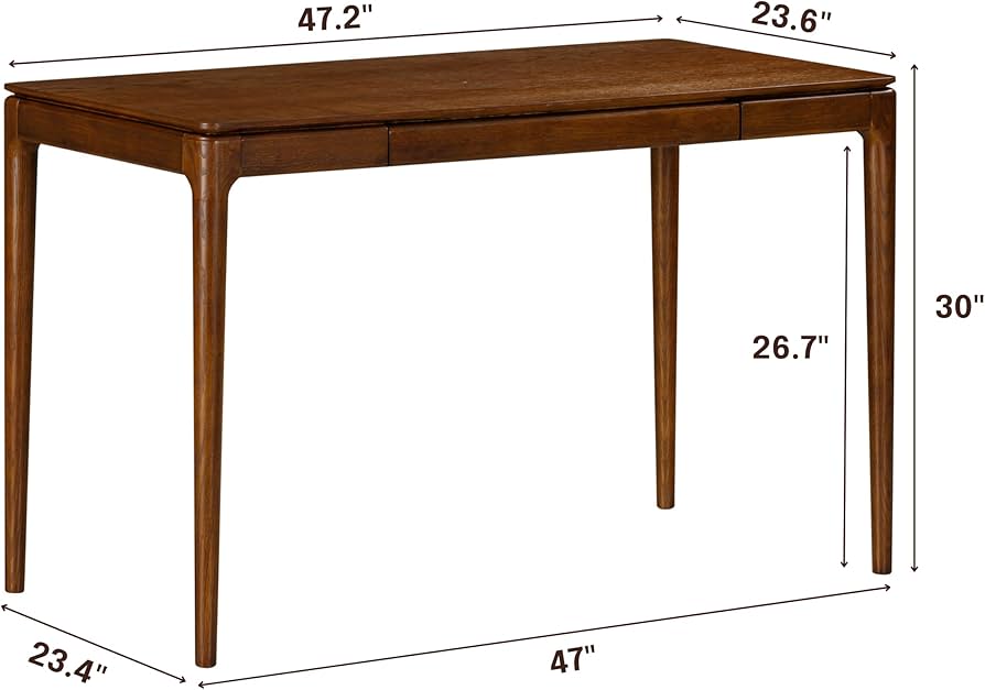 Amazon.com - NTC Mingle Modern Wooden Rectangle Desk Table with