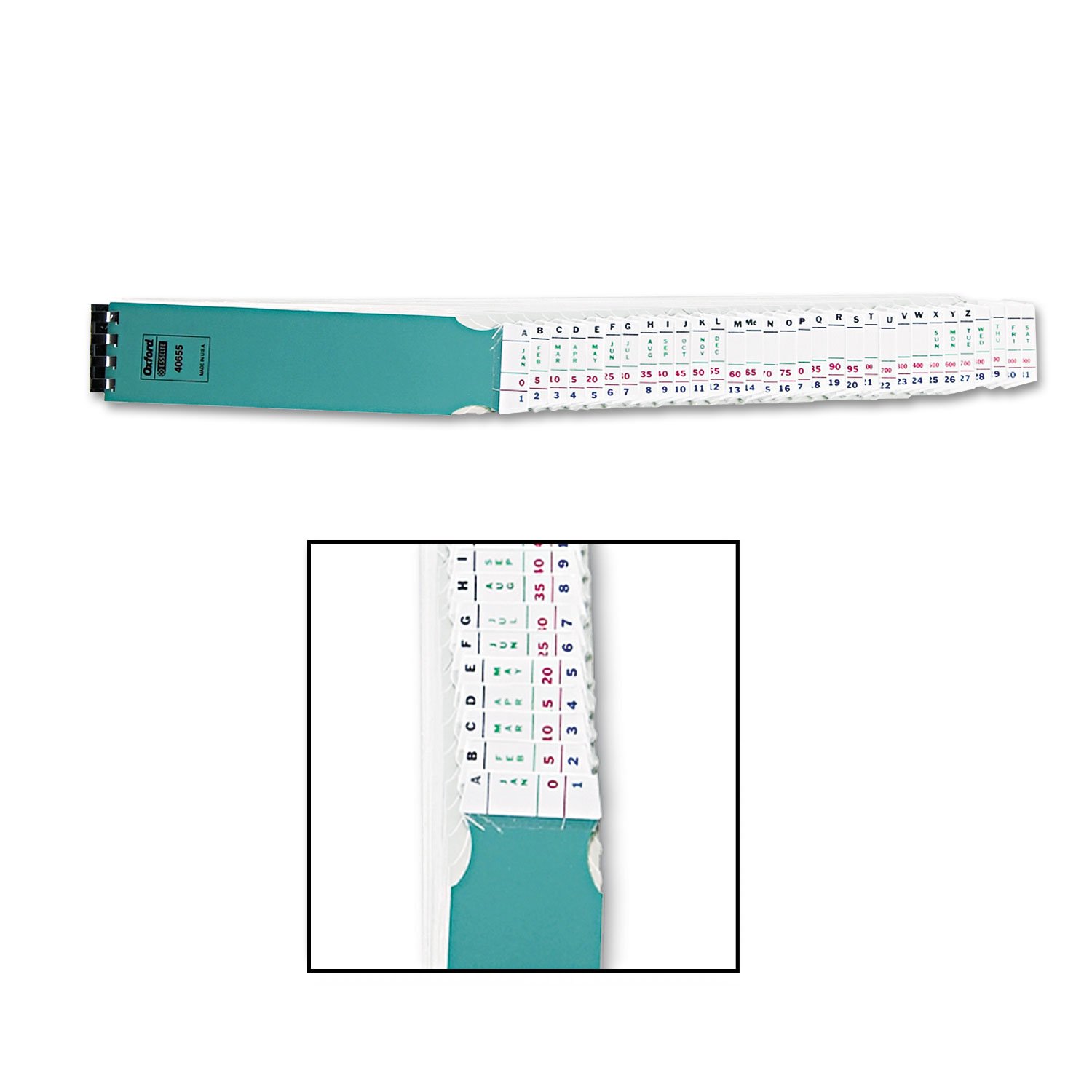 Pendaflex 40655 General Purpose Indexed Sorter, Letter Size, Pressboard, Blue