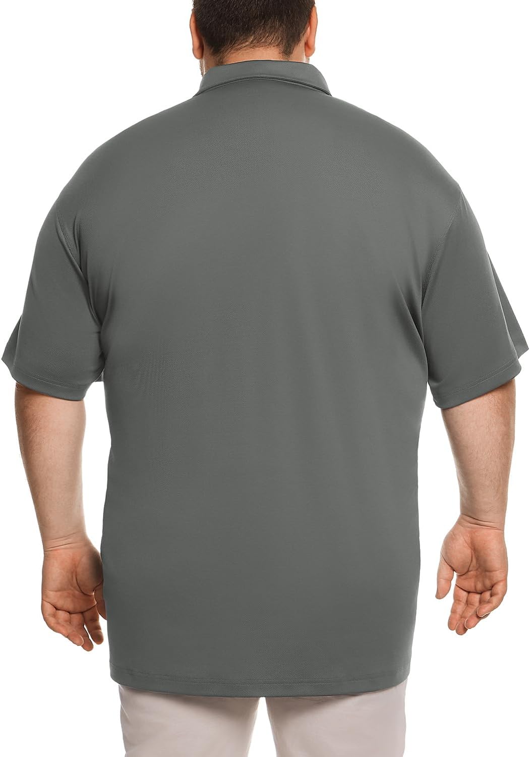 HOdo Big and Tall Mens Polo Shirt Moisture Wicking Sport Golf Shirts 2XL-6XL - Image 6