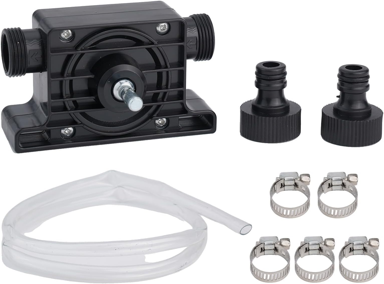 Fluid Transfers Lightweight Portable Drill Pump Designed to Move Various Liquids Quickly and Easily