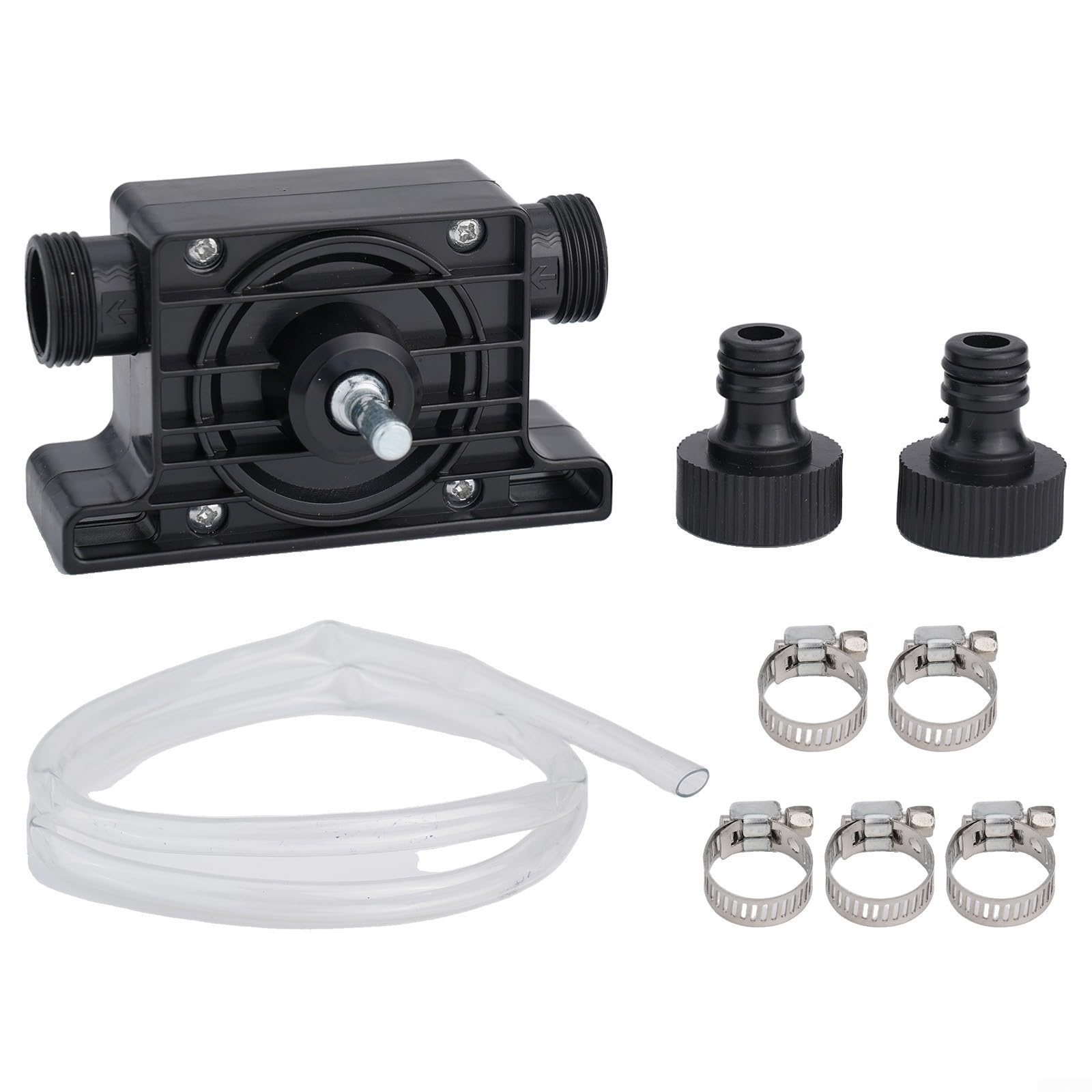 Fluid Transfers Lightweight Portable Drill Pump Designed to Move Various Liquids Quickly and Easily